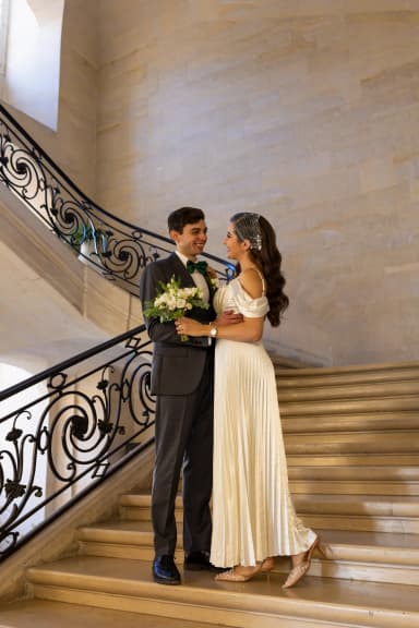 On the grand staircase